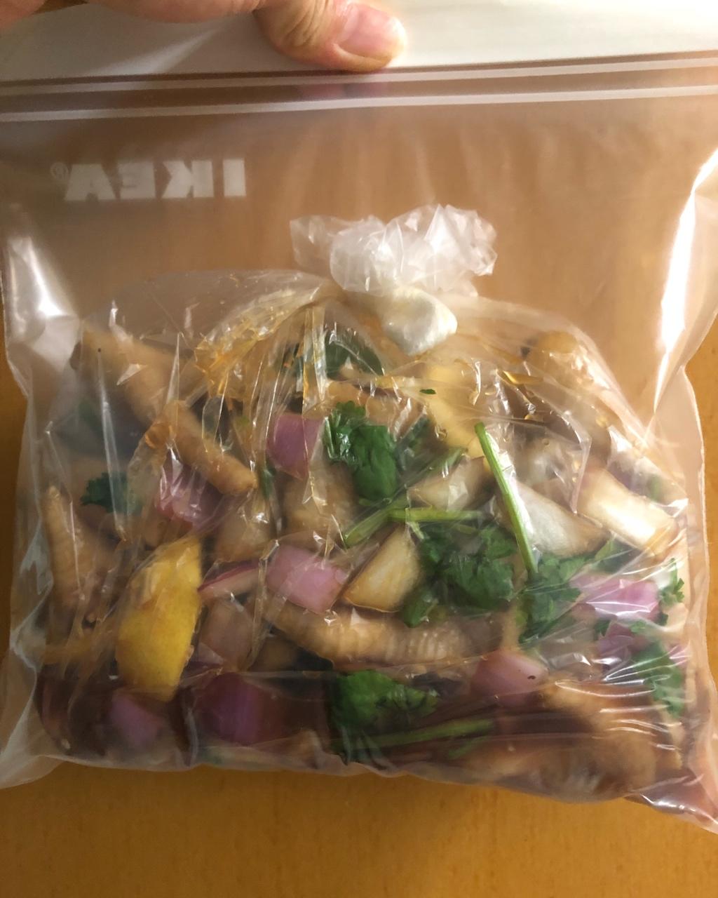 柠檬凤爪--夏日清新菜