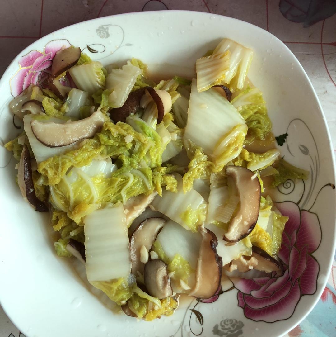 耗油香菇白菜