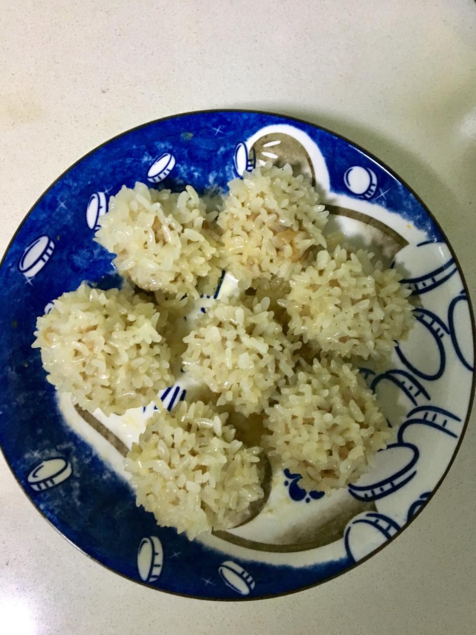 蒸糯米丸子