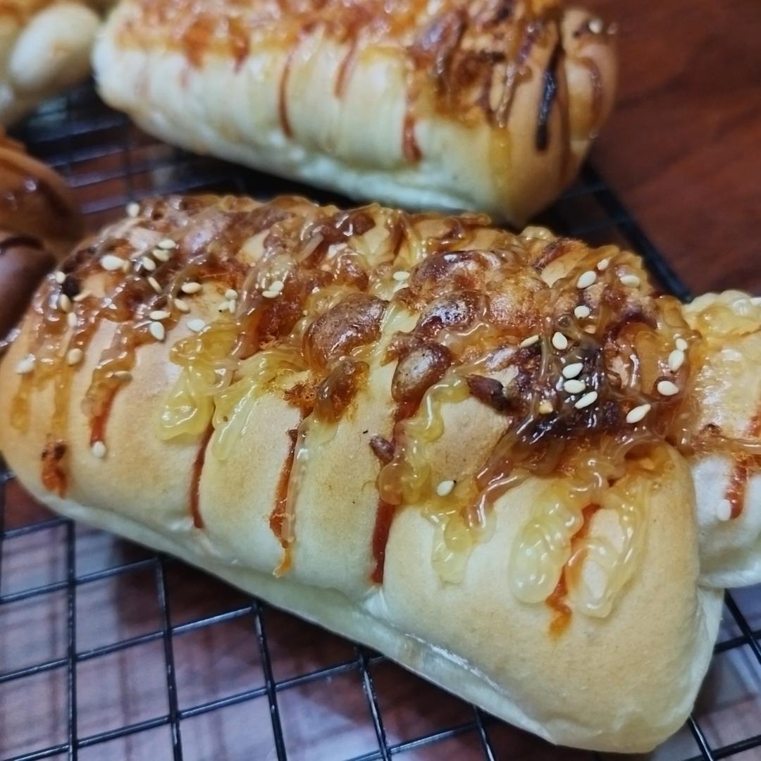 简单又好吃的肉松面包