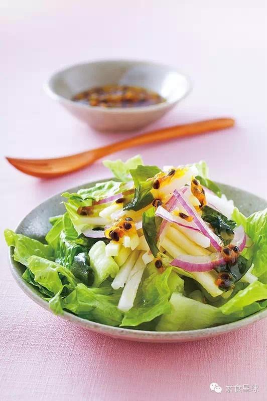 清爽油麦菜沙拉的做法