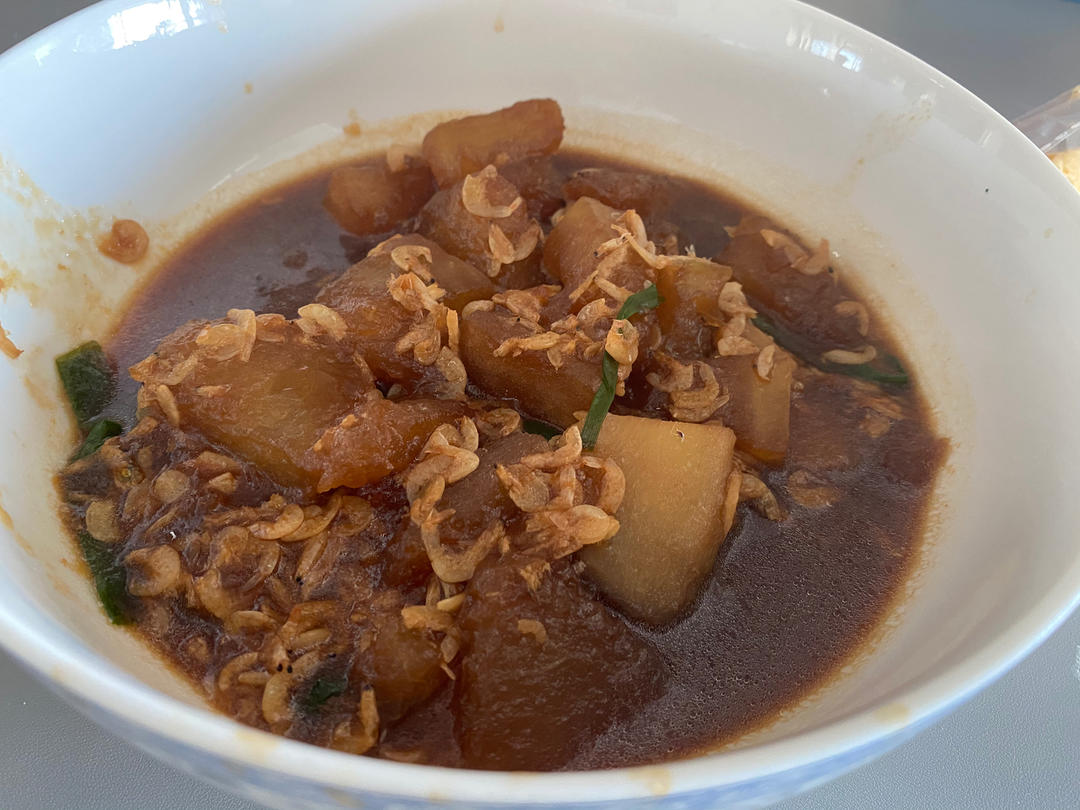 家常菜～蚝油虾皮烧冬瓜