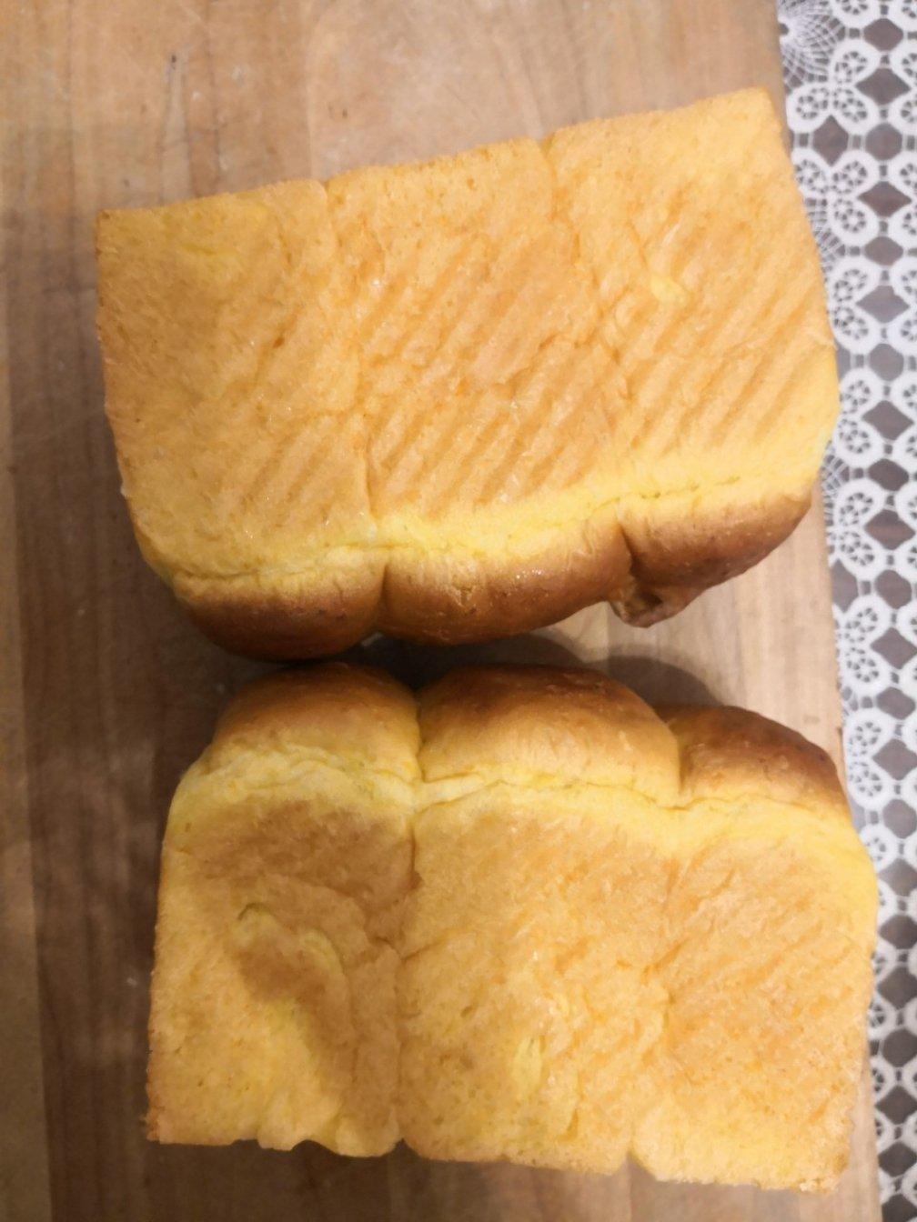 南瓜吐司~天然酵母(或波兰种)