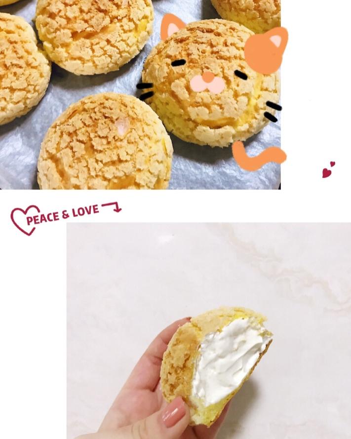 巧克力酥皮泡芙