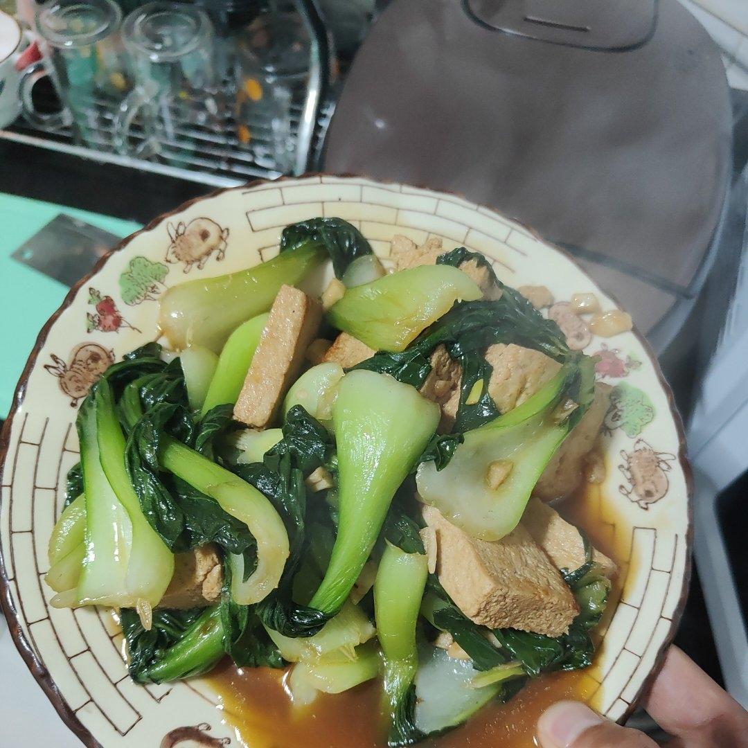 青菜炒豆腐