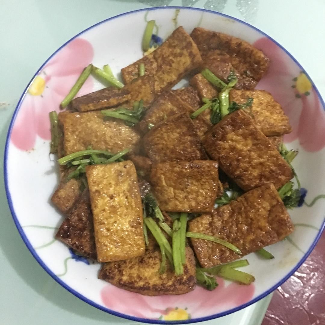 蚝油煎豆腐