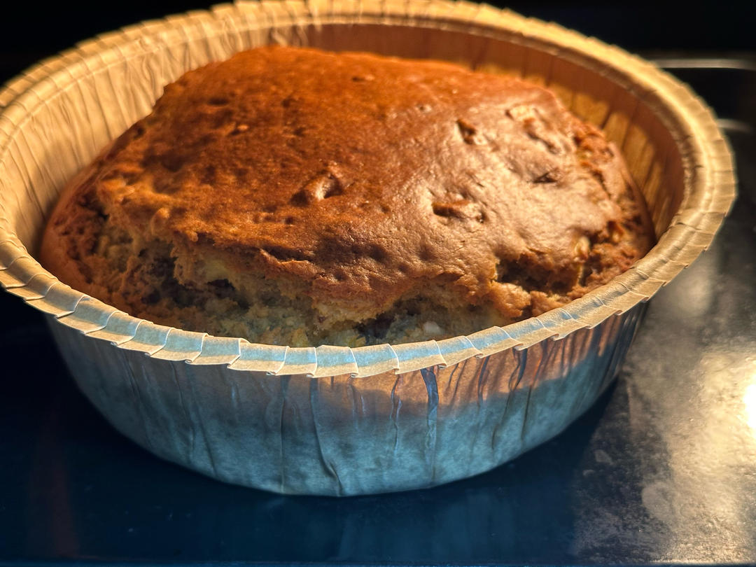 简易版香蕉核桃蛋糕