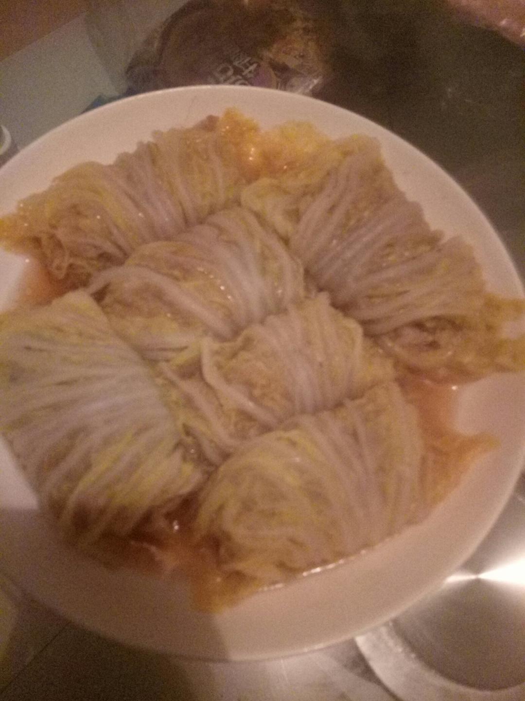肉酿白菜卷