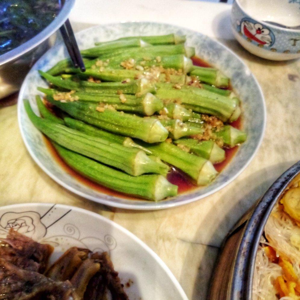 蒜蓉秋葵