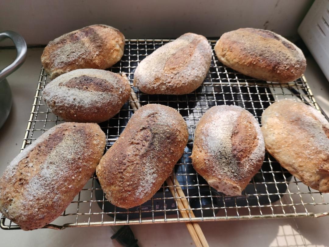 瘦身减脂丨亚麻籽奇亚籽小欧包丨下班回家做的快手欧包