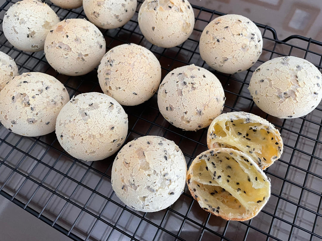 5分钟超快速｜空心麻薯球｜恐龙蛋面包球｜Q弹好吃｜完爆山姆会员店