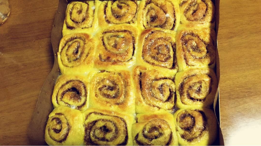 【曼食慢语】肉桂面包卷