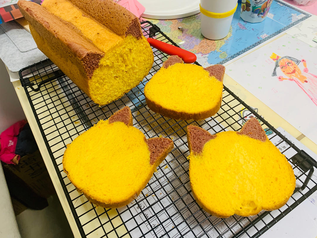 消耗淡奶油 -风和日丽600克猫咪吐司模具 猫咪🐱吐司