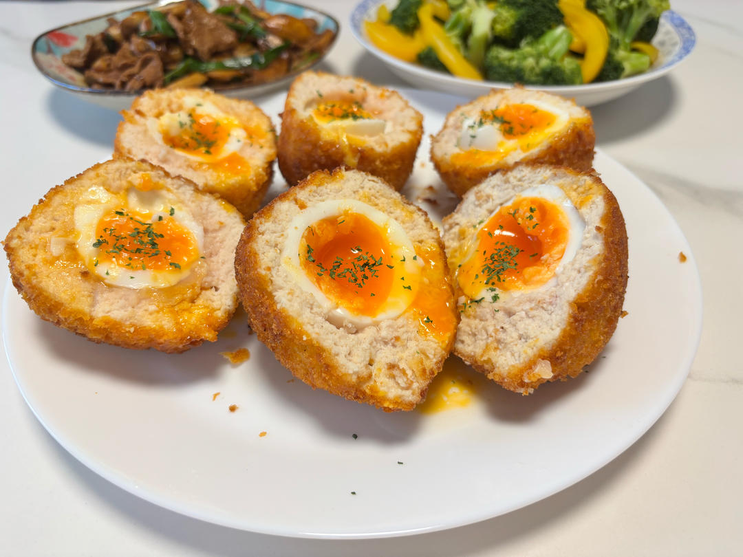 日本网红居酒屋的招牌菜品——苏格兰溏心蛋