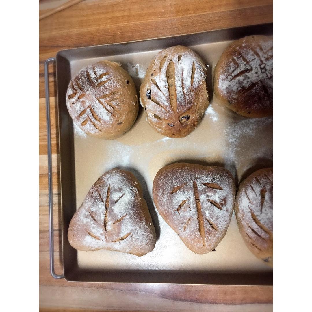 全麦牛奶蜜豆软欧