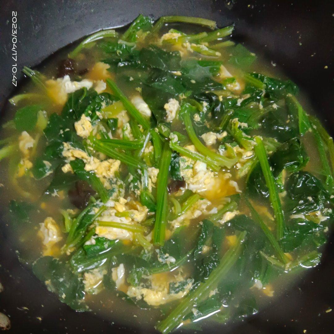 菠菜鸡蛋汤