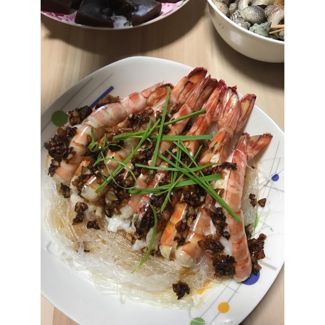 蒜蓉粉丝蒸虾