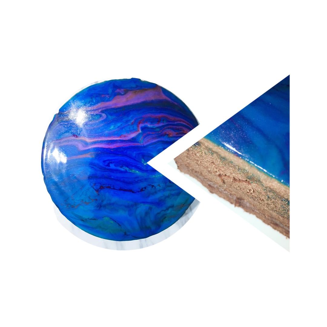 星空淋面(巧克力淋面)——神秘无比的它居然如此简单？
★经典配方★