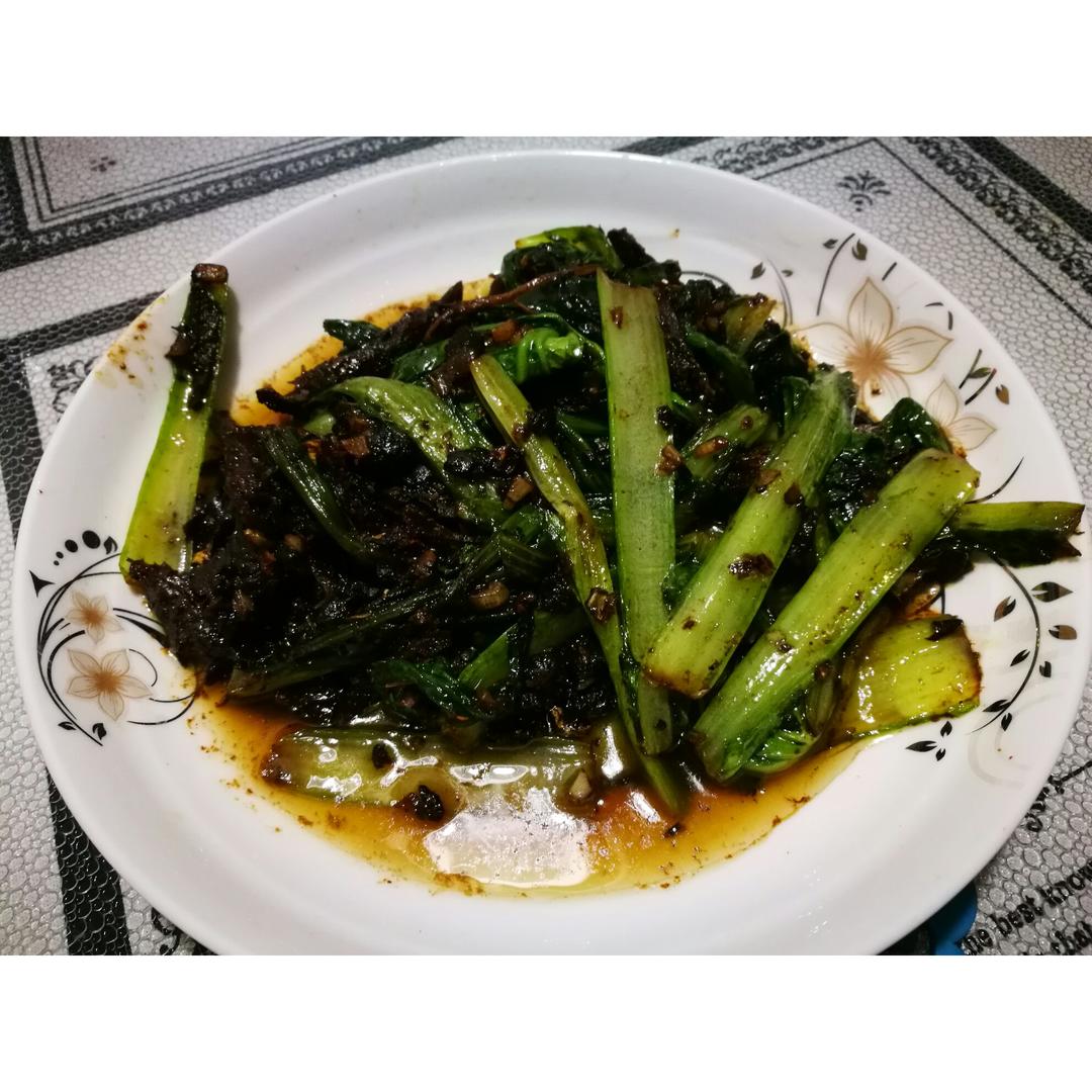 豆豉鲮鱼油麦菜