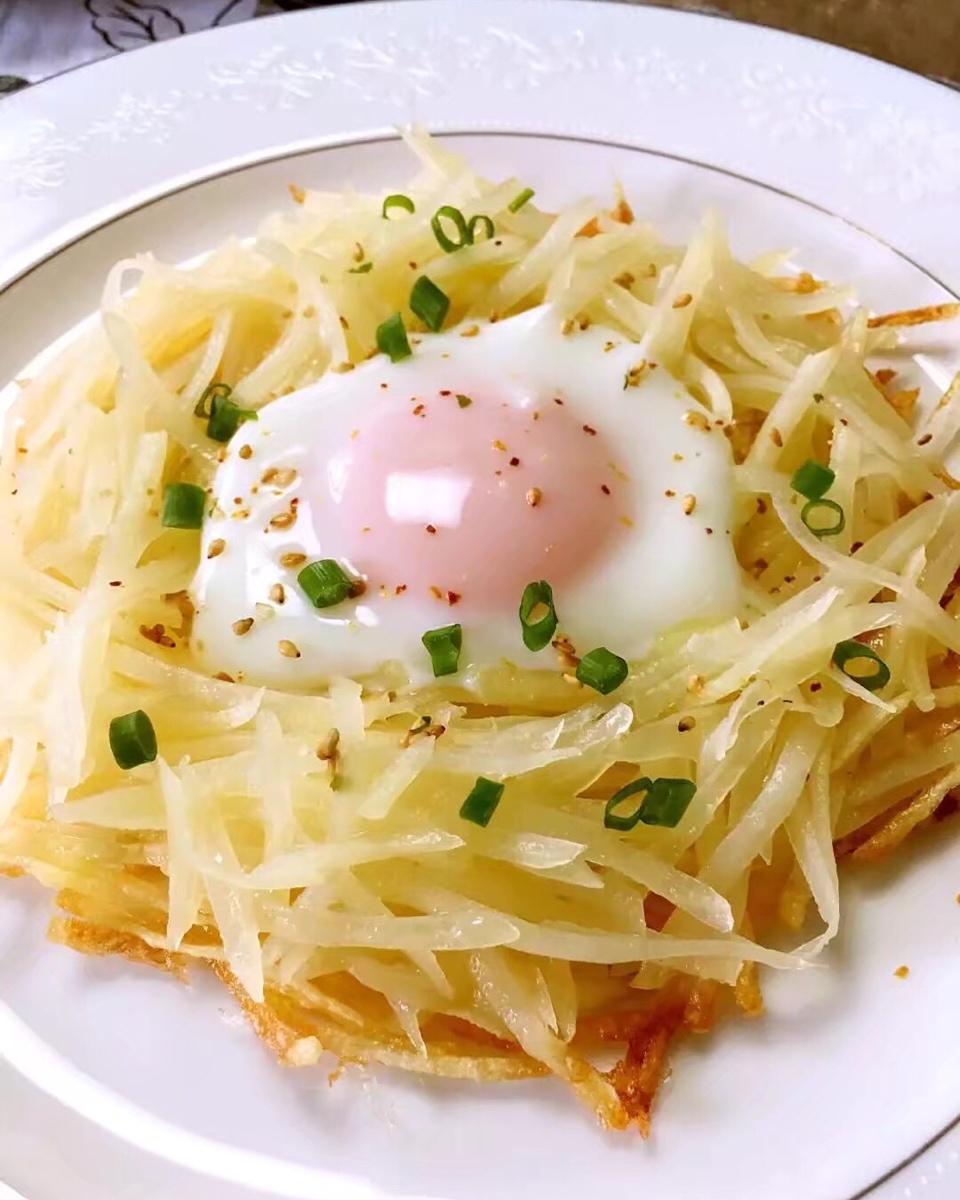 快手早餐—马铃薯火腿蛋