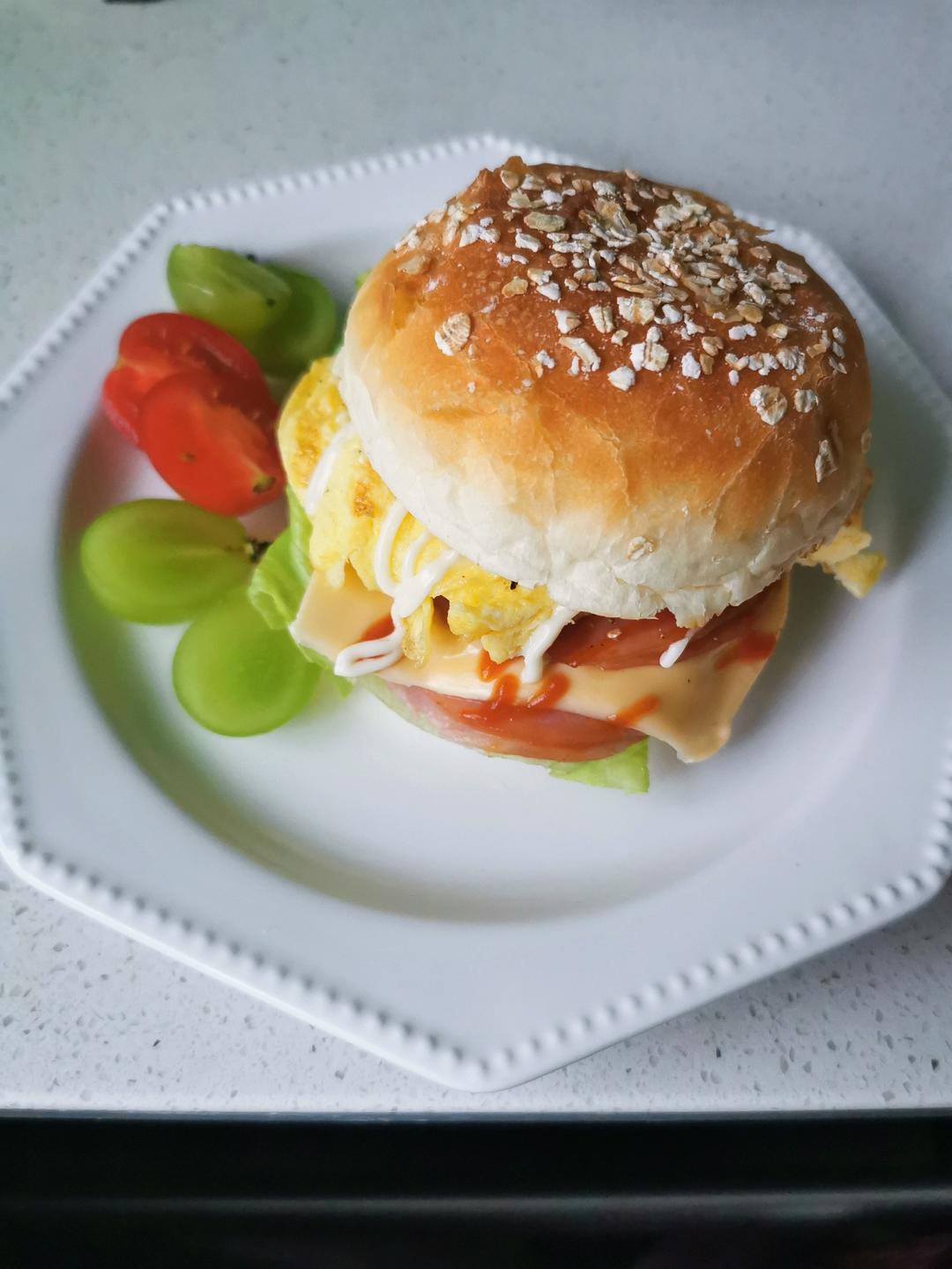 超~级松软的烫种汉堡胚