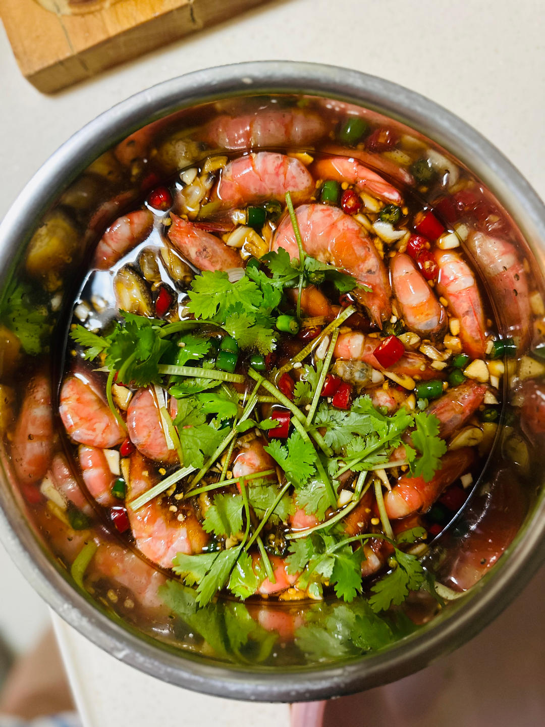 超简单的捞汁虾蛤