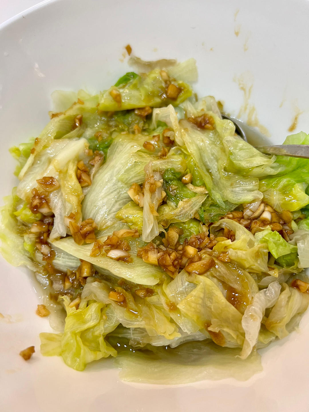 下饭的蒜蓉西生菜