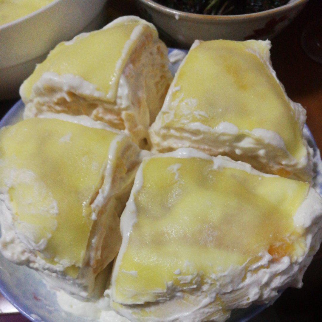 芒果千层蛋糕，100%成功告别煎皮无能