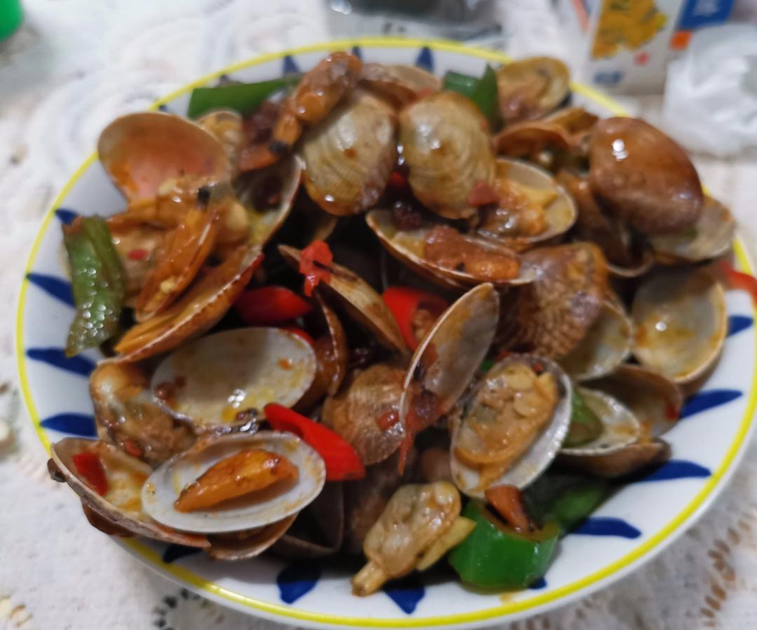 爆炒花蛤