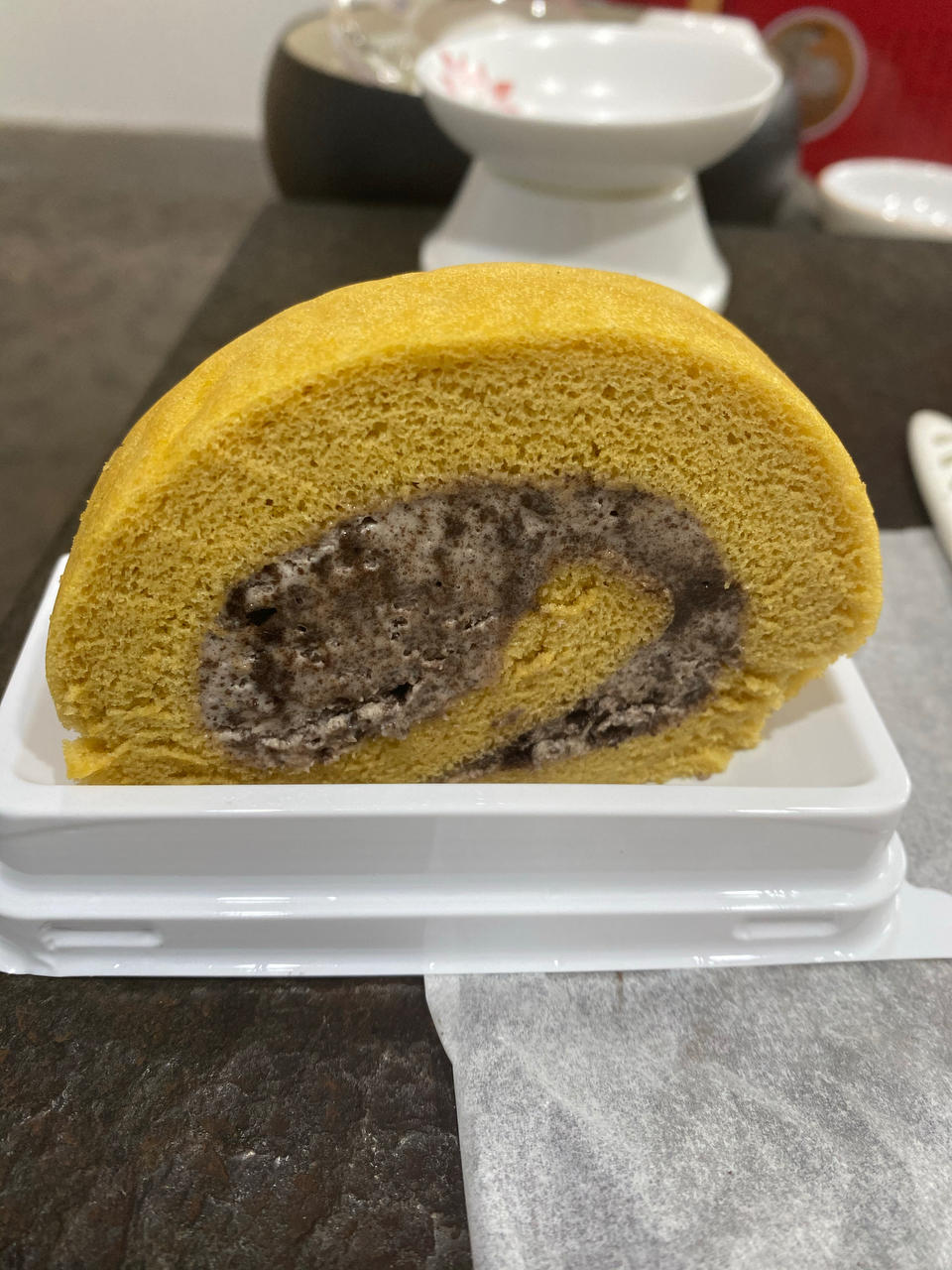 吃一次爱上 #伯爵红茶奥利奥蛋糕卷
