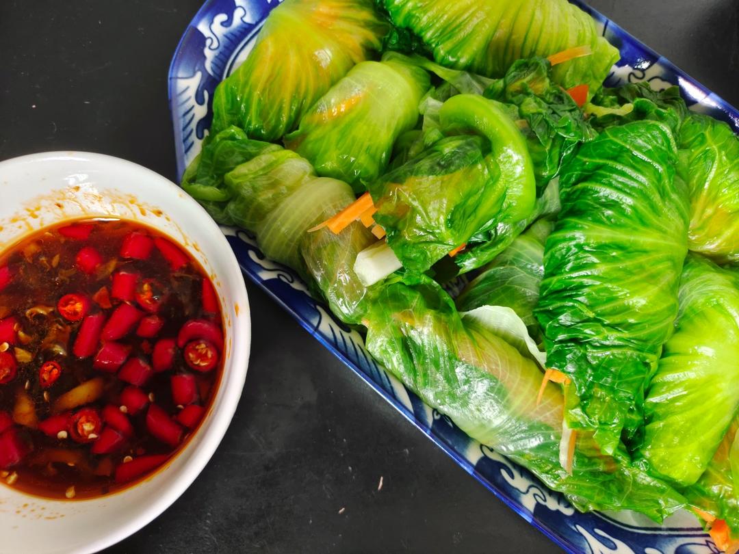 巨简单但很美的✨生菜包✨