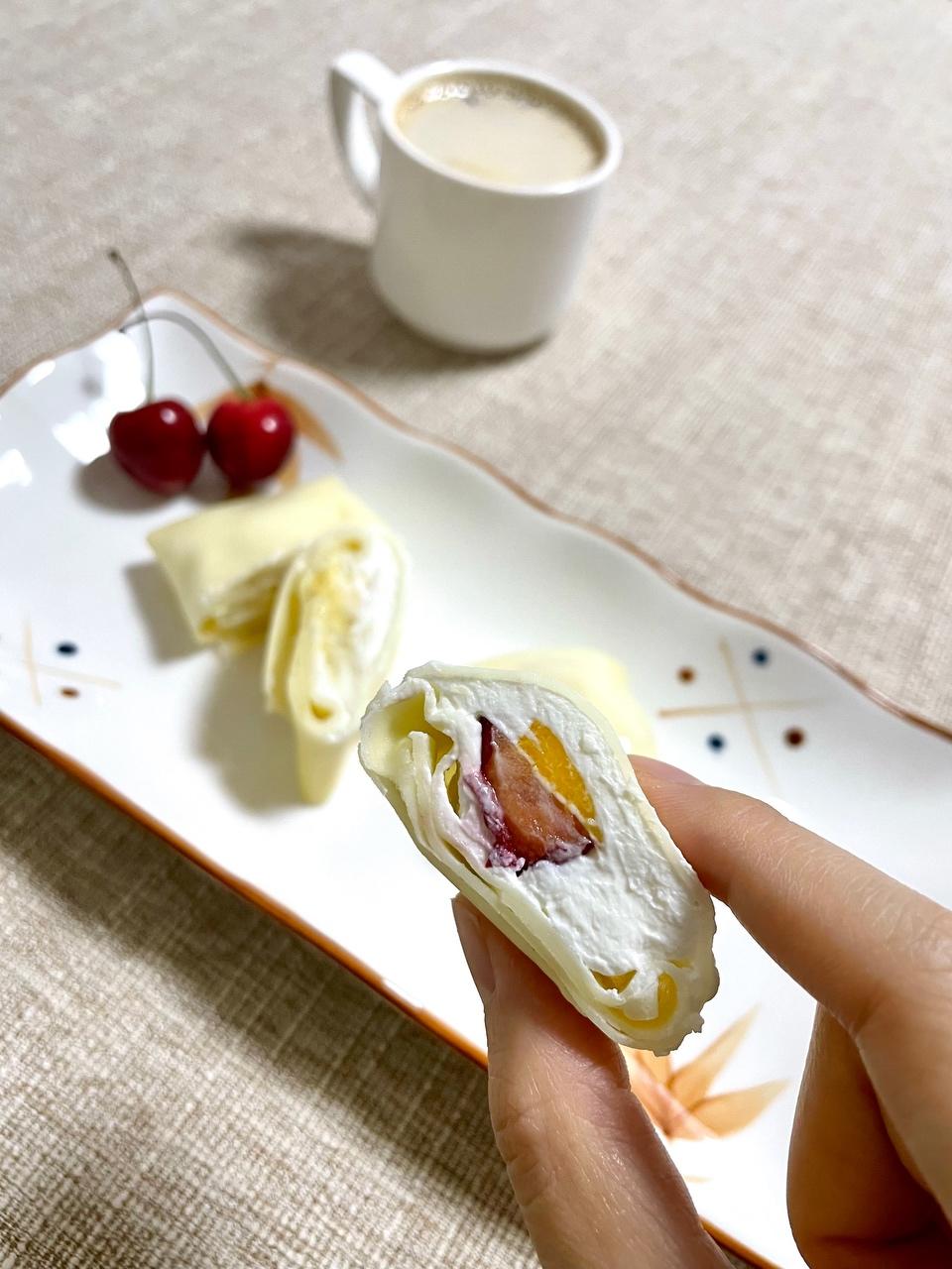 少少糖希腊酸奶班戟的做法