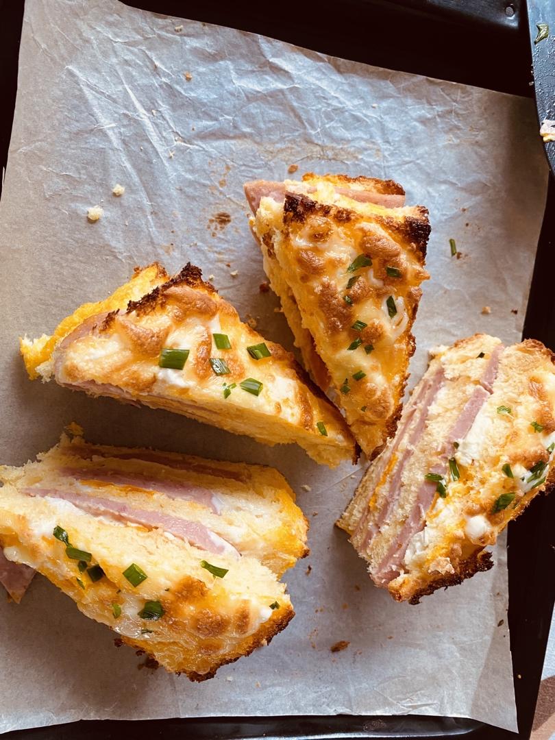 超级好吃的黄金三明治🥪