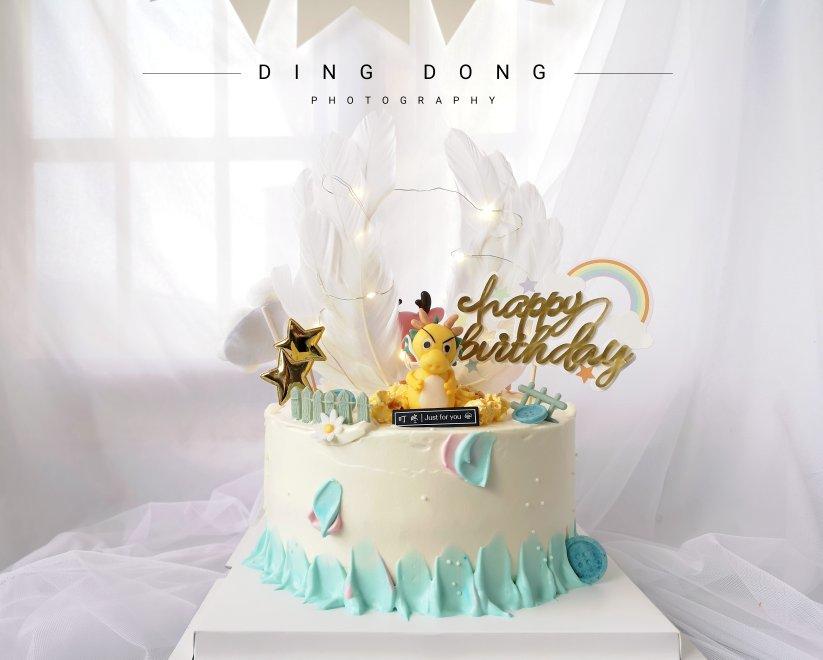 8寸加高戚风蛋糕（多图解析蛋糕是否熟透）