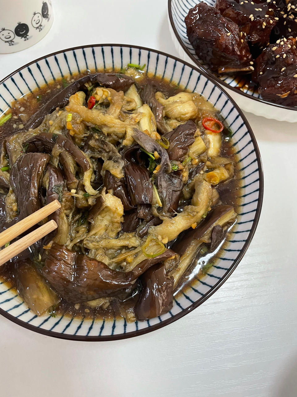 夏天必备可口菜-凉拌茄子🍆