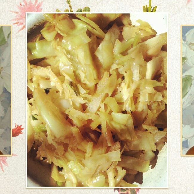 炝锅圆白菜丝