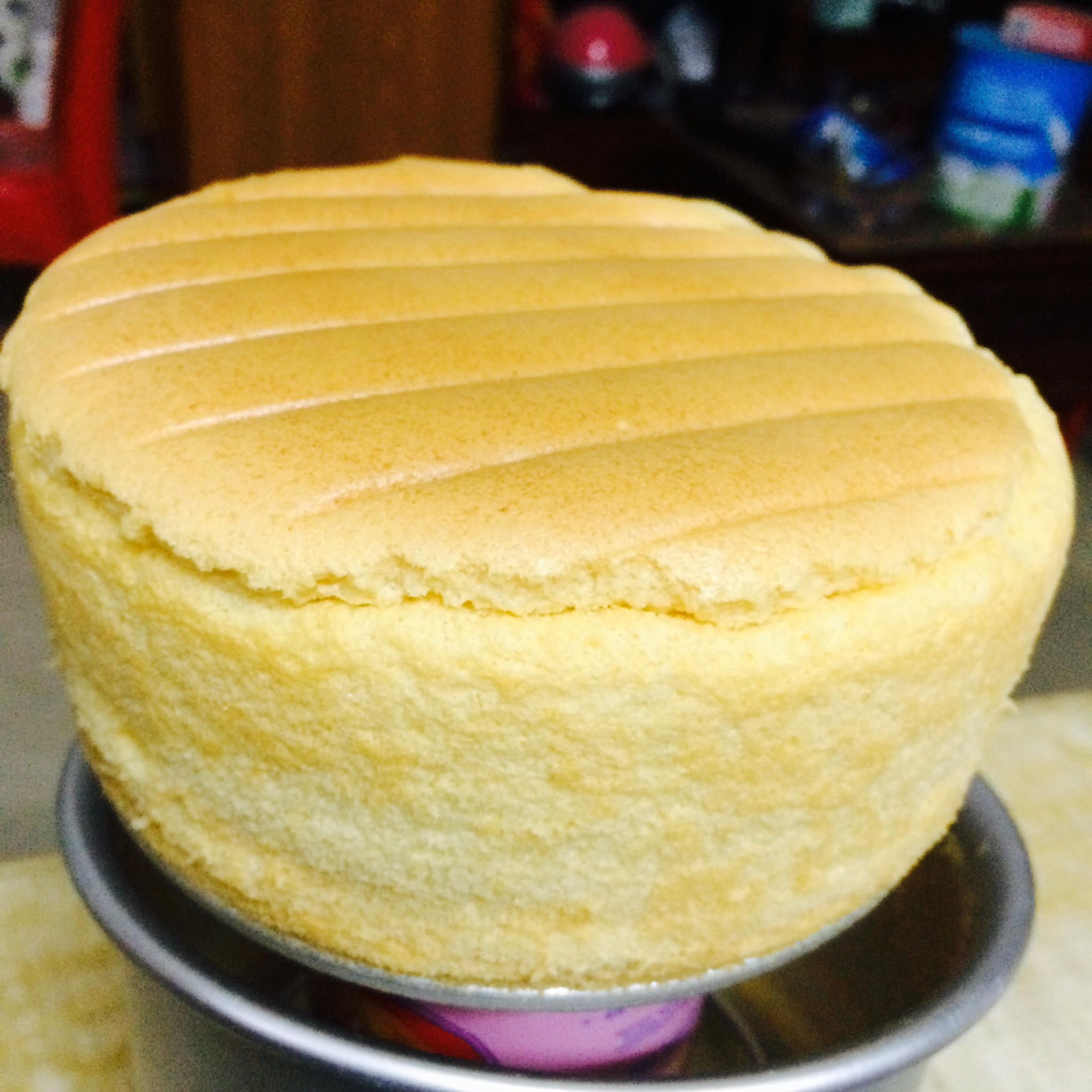 6寸原味戚风蛋糕