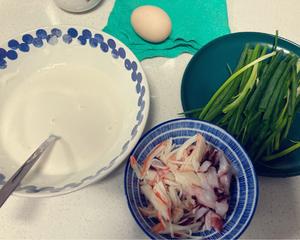 非常酥脆的韩式海鲜葱饼（附简易版面糊）的做法 步骤1
