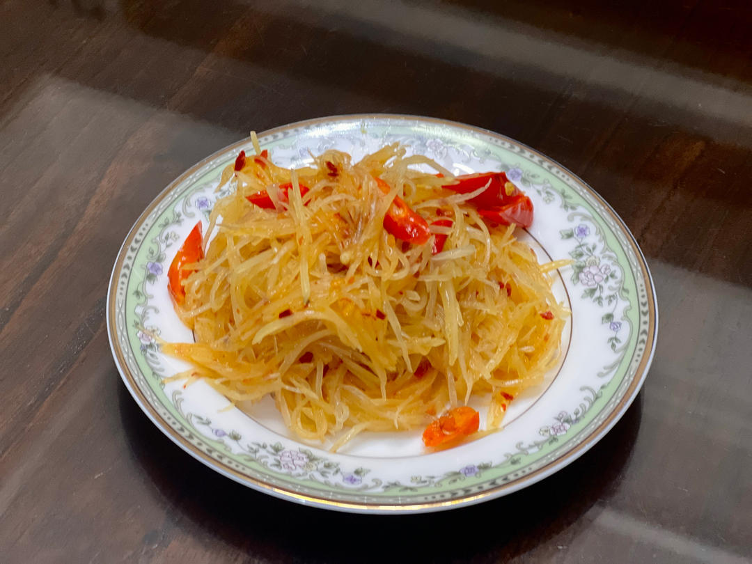 孜然酸辣土豆丝
