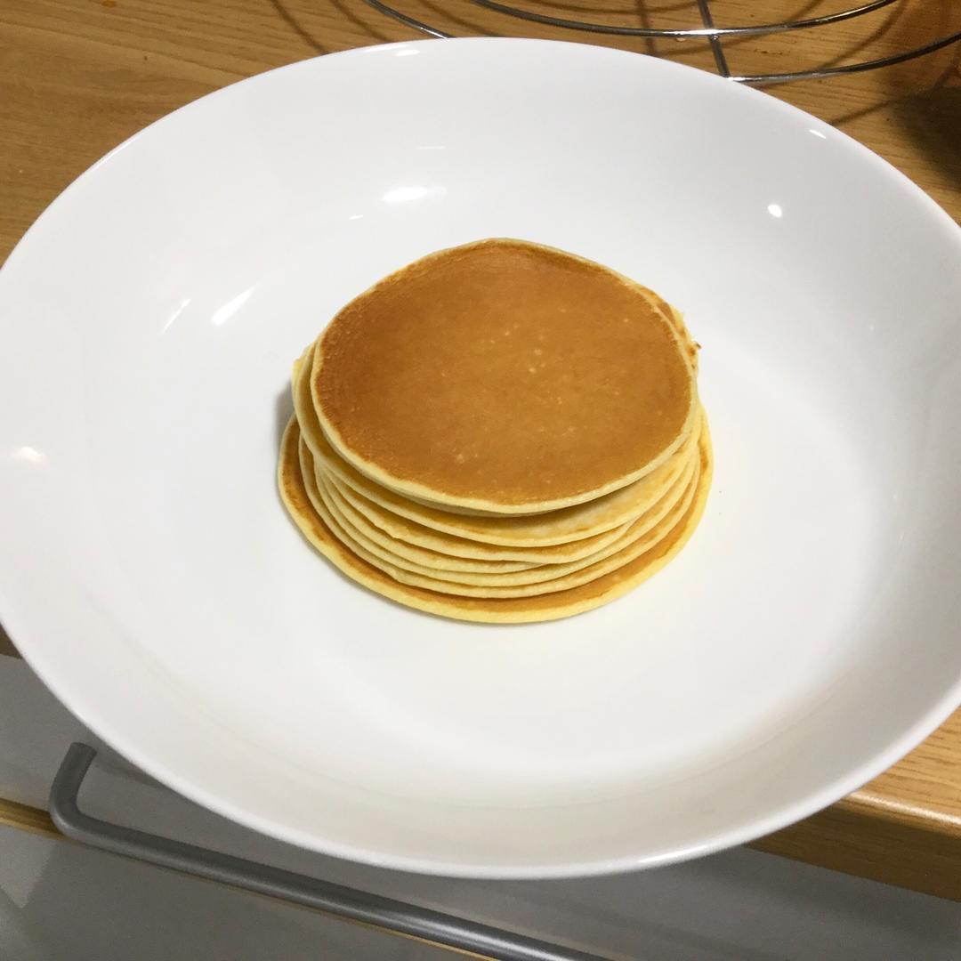 超级简单pancake【无黄油健康版】