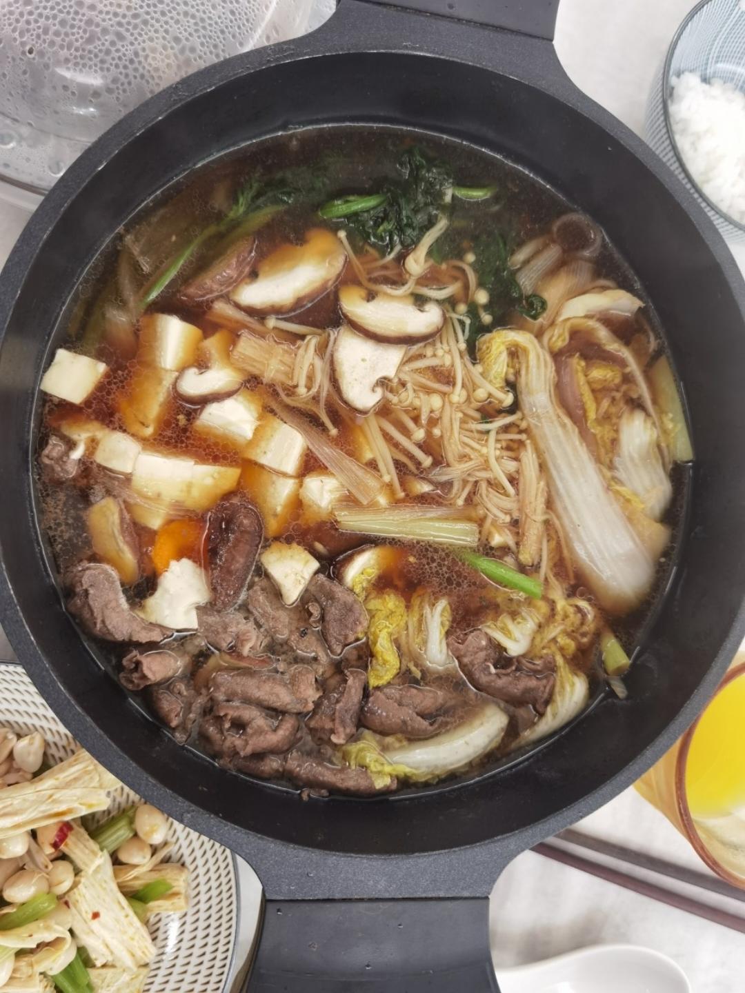 家庭简易版寿喜锅