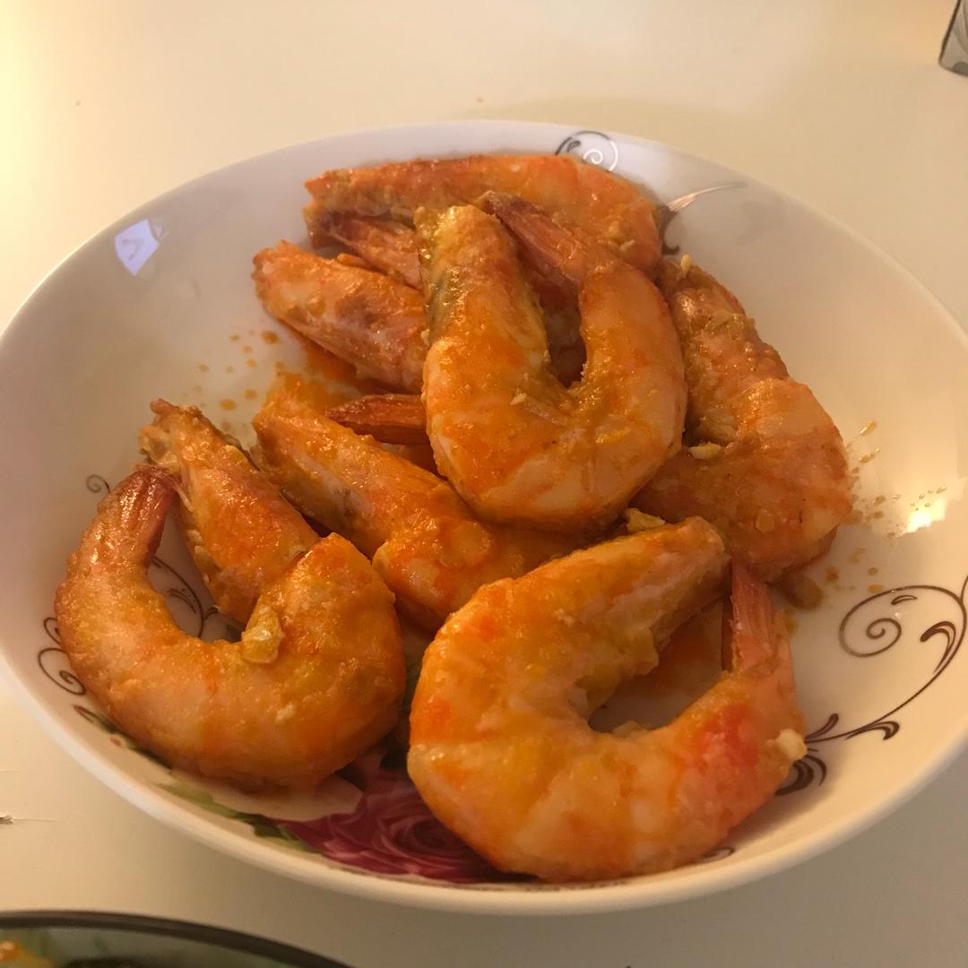 咸蛋黄焗虾