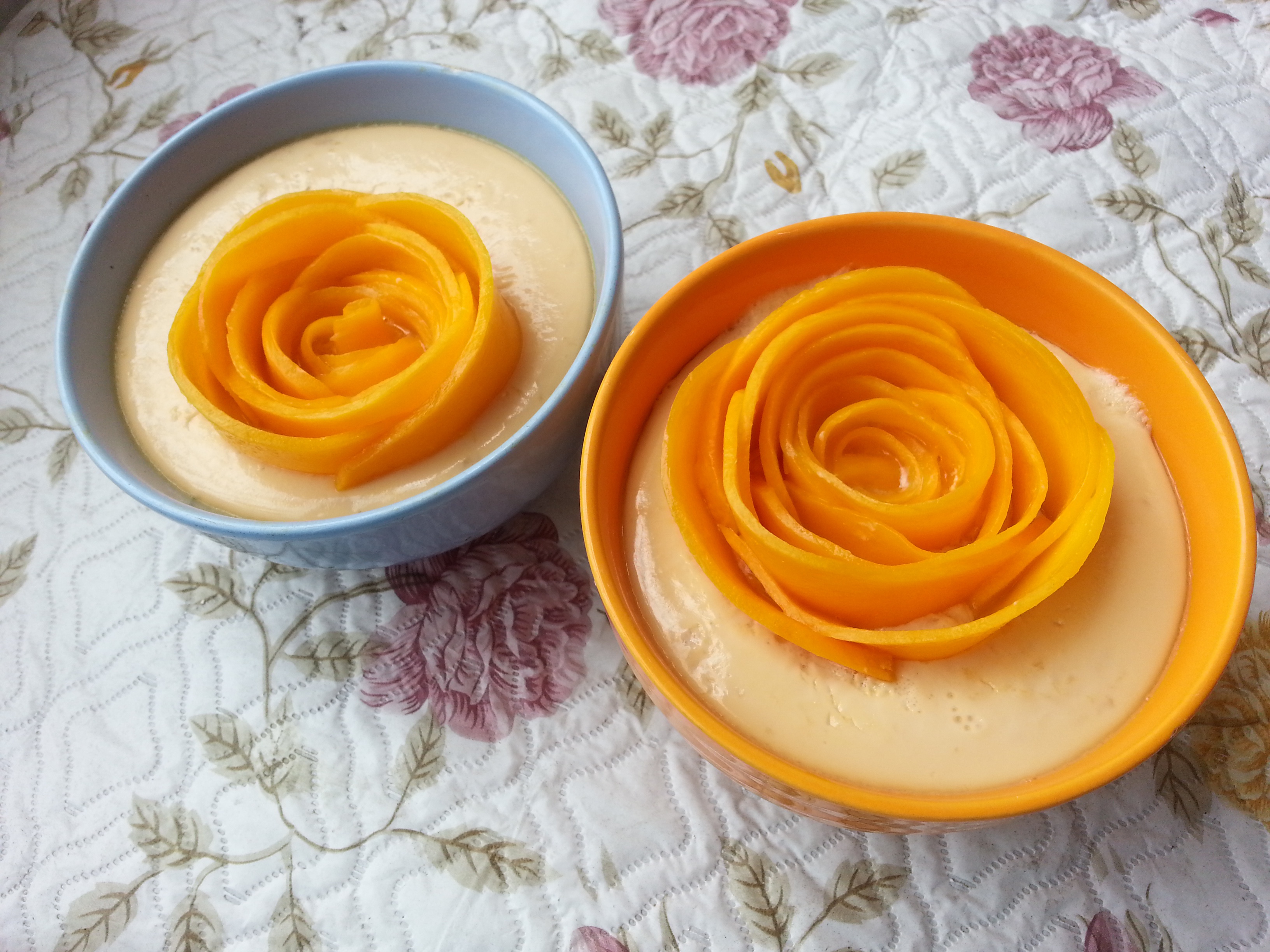 免烤芒果蛋奶布丁