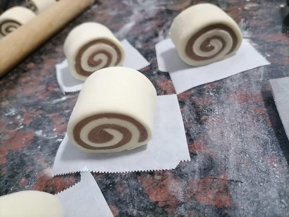 双色馒头（巧克力味）