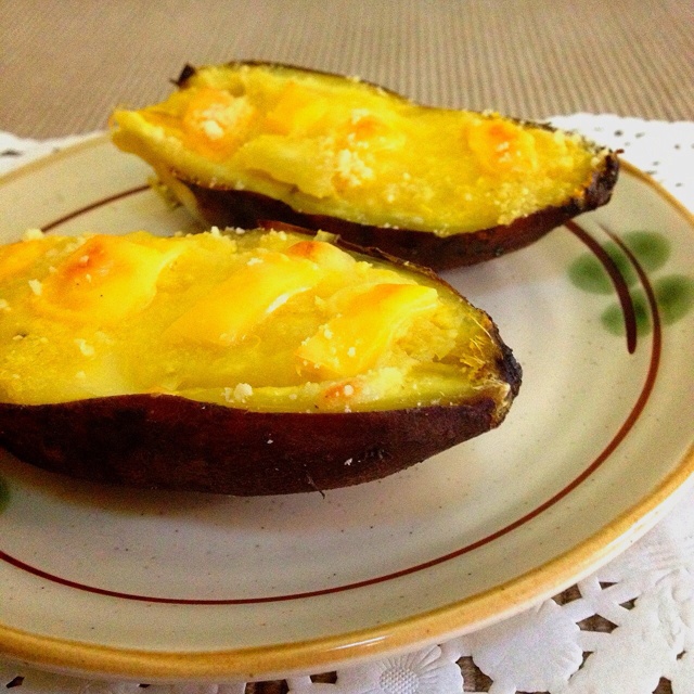 芝士奶油焗红薯