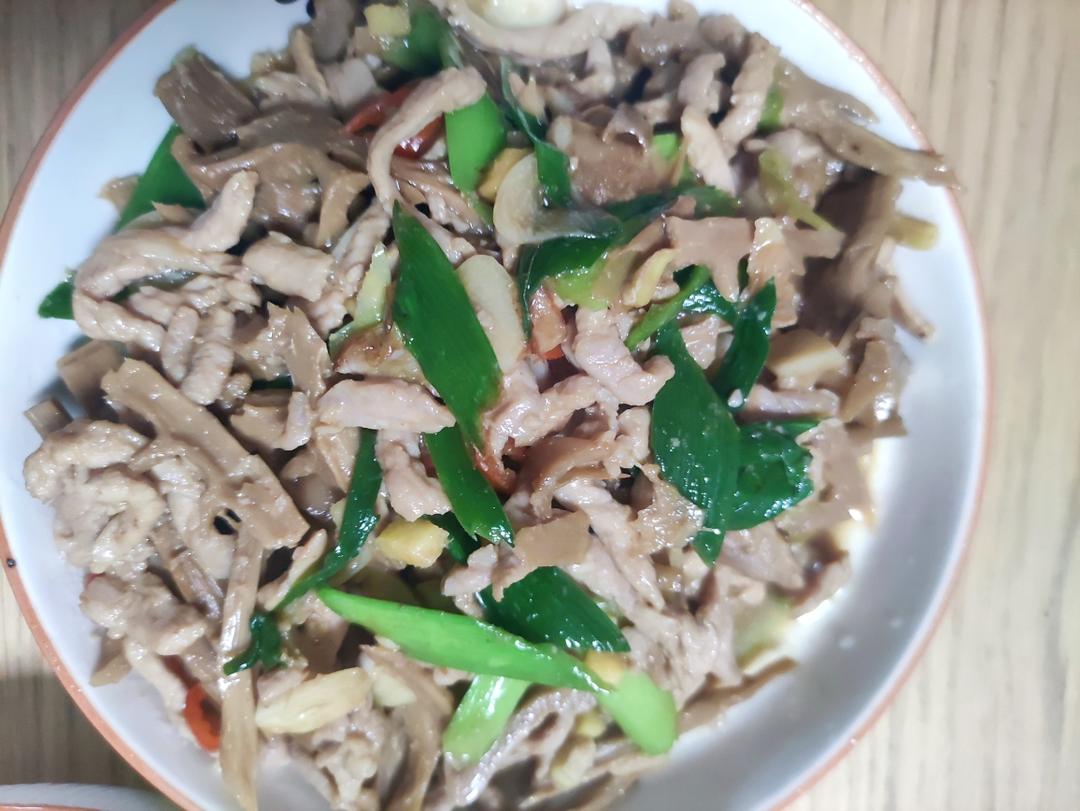 笋干炒肉的做法