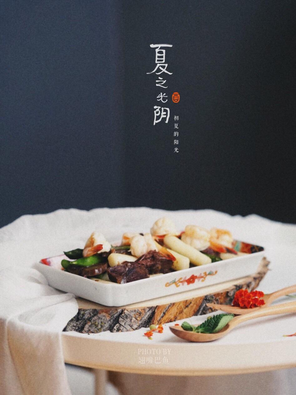 杂蔬鸡蛋炒年糕