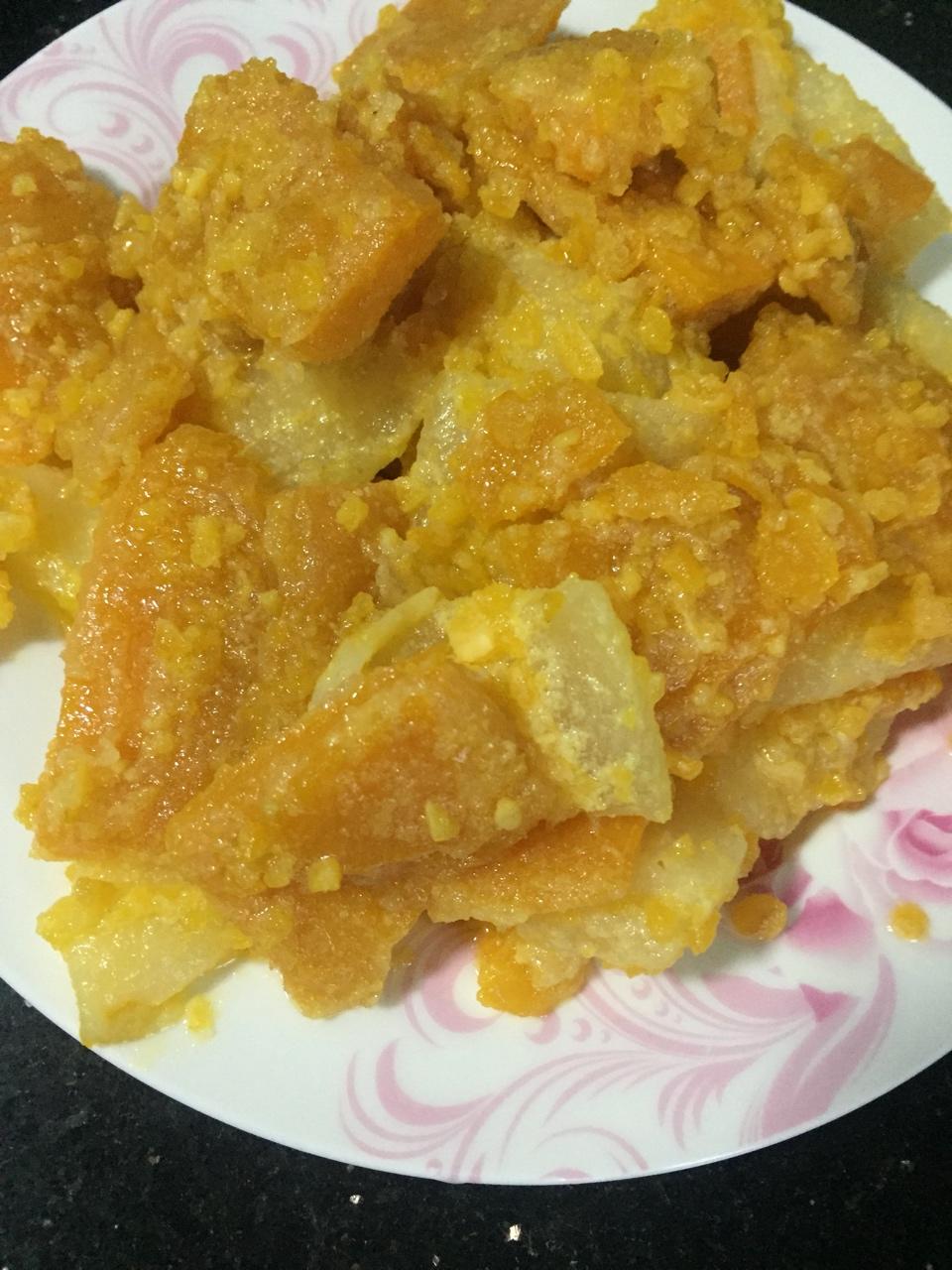 金沙美味【咸蛋黄炒南瓜】