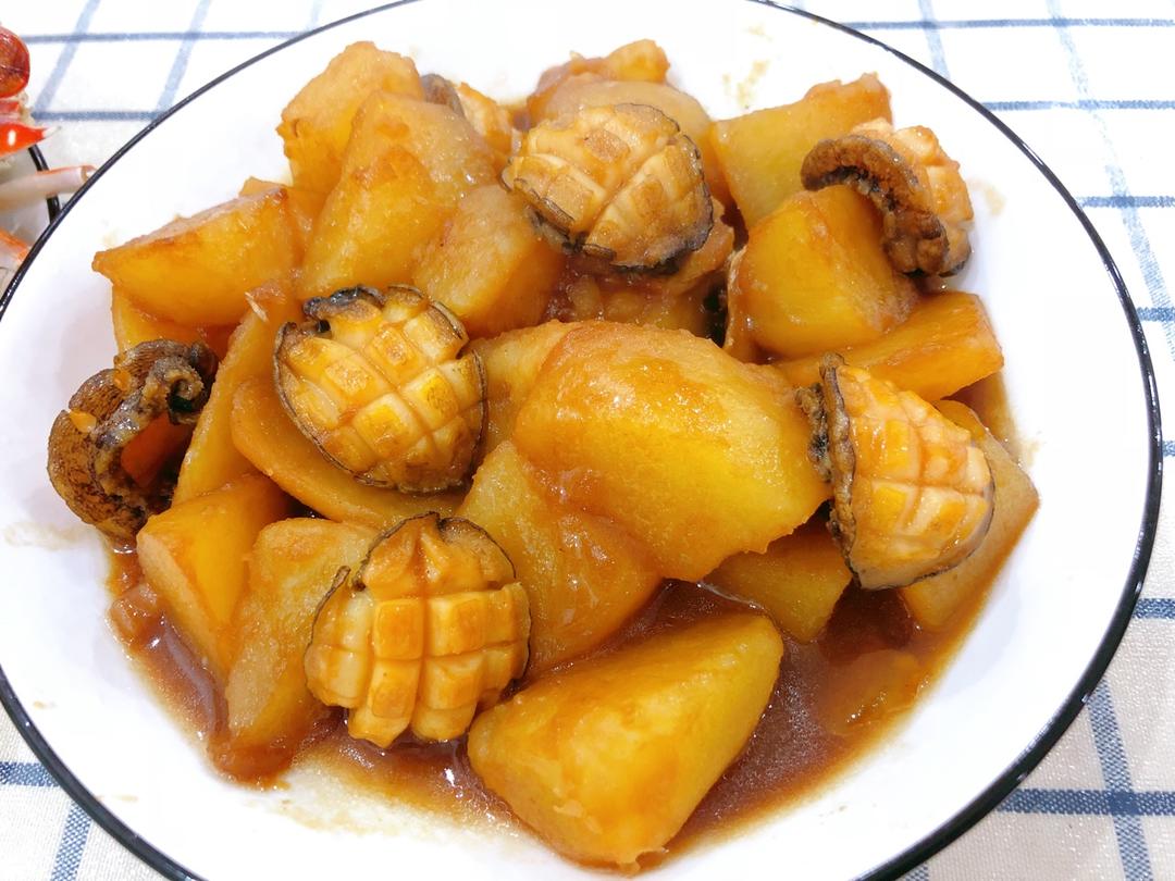 崔小雕做的小鲍鱼炖土豆