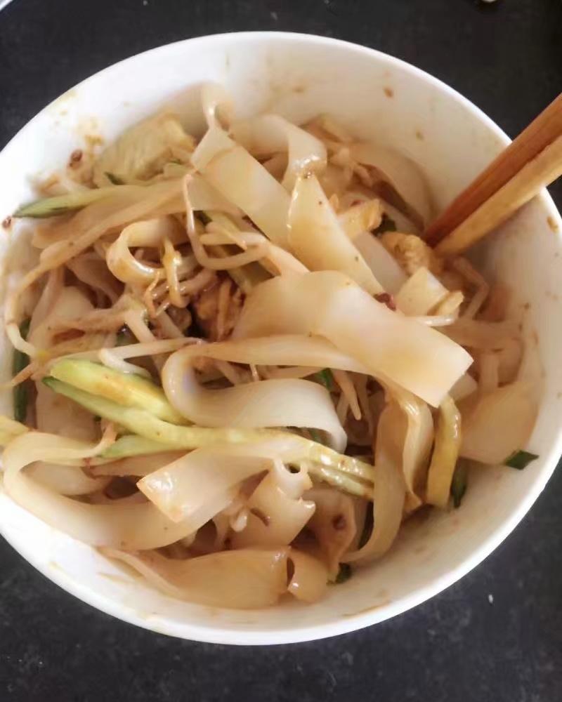 自制凉皮，面筋